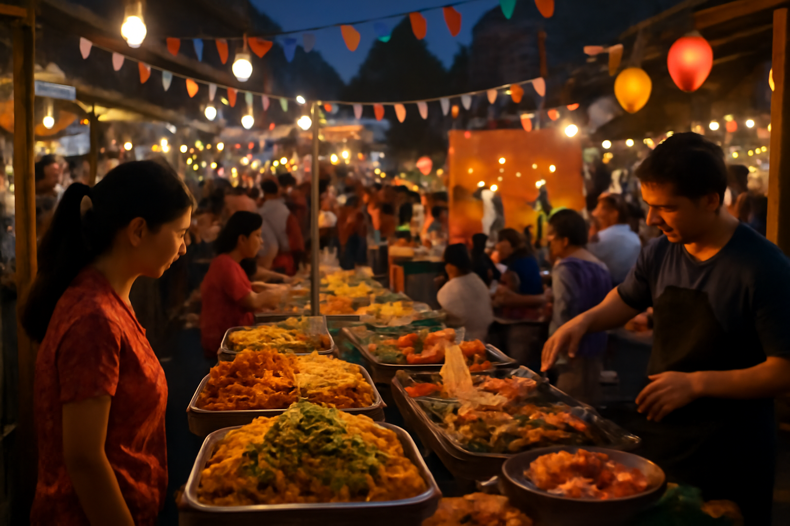 การเผยแพร่รสชาติของประเทศไทย: การดำดิ่งสู่ตลาดอาหารข้างถนน