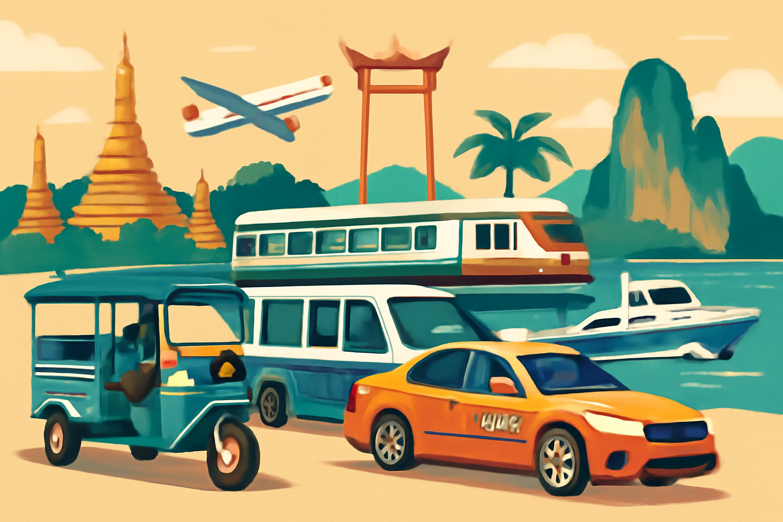 การสำรวจประเทศไทย: คู่มือการเลือกการขนส่ง