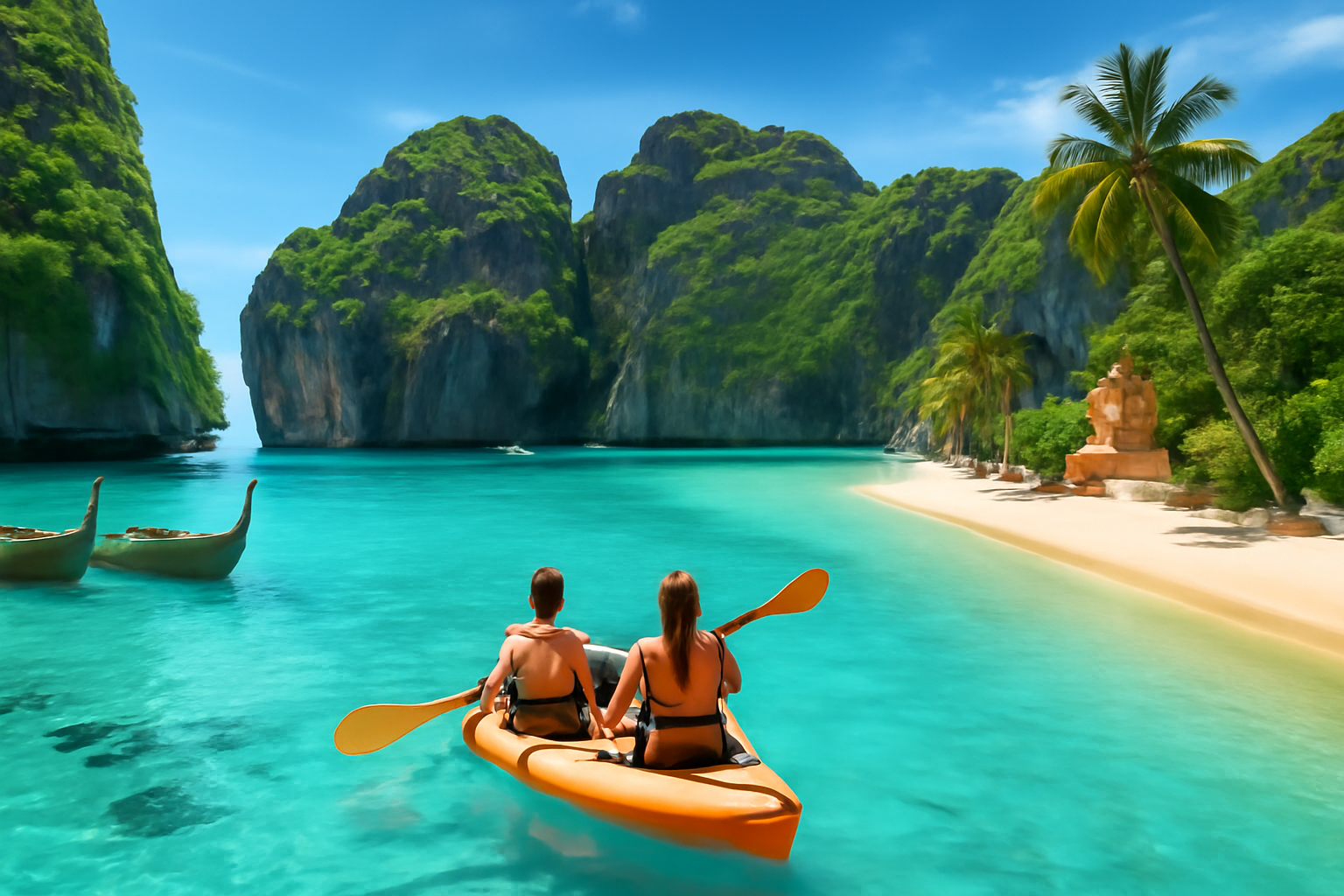 การค้นพบความงดงามทางธรรมชาติของหมู่เกาะพีพีและเกาะสมุย