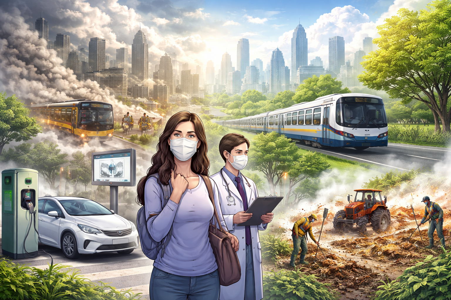 สุขภาพสิ่งแวดล้อมในประเทศไทย: ความพยายามในการลดมลพิษและผลกระทบต่อสุขภาพ