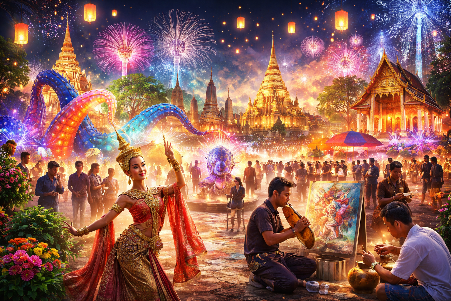 เทศกาลศิลปะในประเทศไทย: การเดินทางสู่การผสมผสานระหว่างประเพณีและความทันสมัย