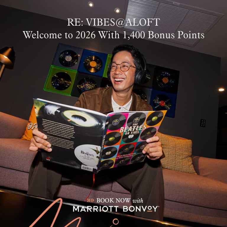 เฉลิมฉลองครบรอบ 14 ปี สัมผัสประสบการณ์การเข้าพักสุดเอ็กซ์คลูซีฟ พร้อมรับคะแนนโบนัสพิเศษ โรงแรมอลอฟท์ กรุงเทพฯ สุขุมวิท 11