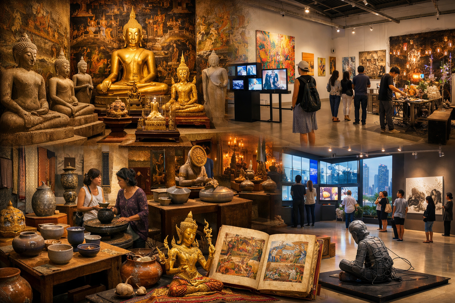 ค้นพบประเทศไทยผ่านศิลปกรรม พิพิธภัณฑ์ และพื้นที่แกลเลอรี