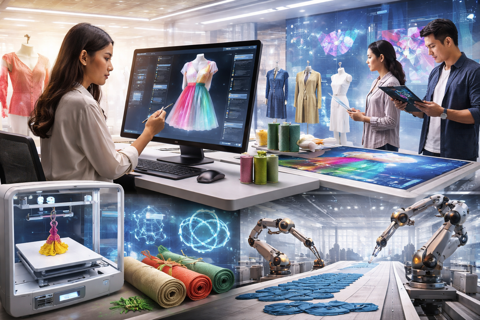 การประยุกต์ใช้เทคโนโลยีในการสร้างอนาคตของการออกแบบและการผลิตแฟชั่นในประเทศไทย