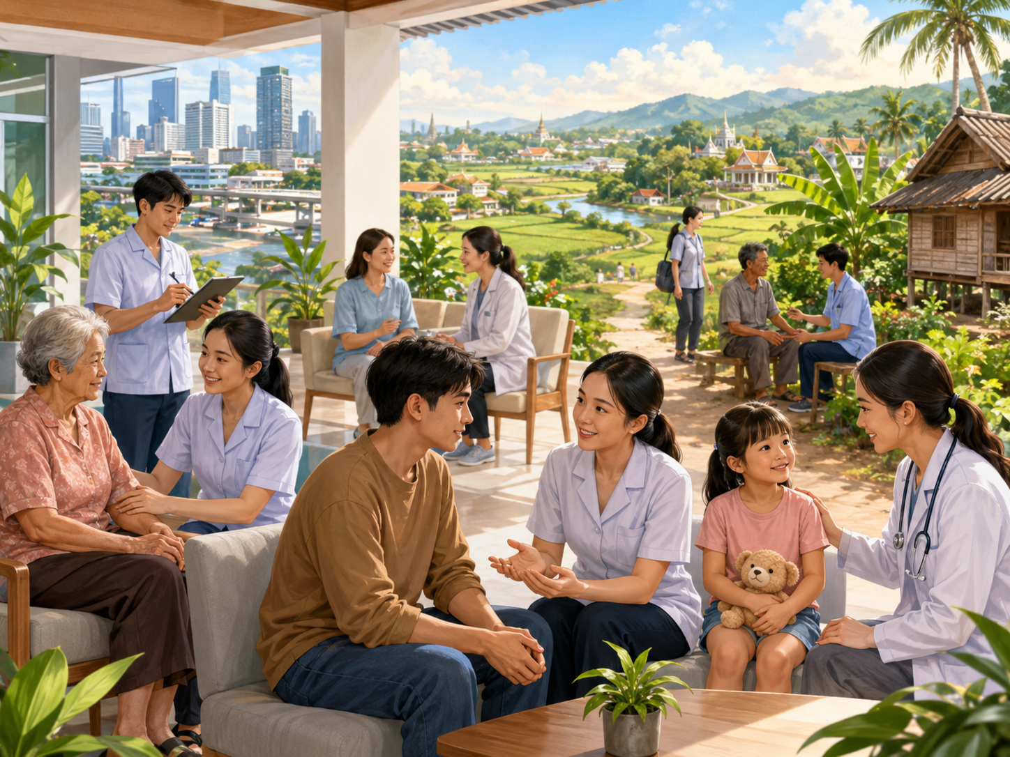 นโยบายสุขภาพจิตในประเทศไทย: การดำเนินการของรัฐบาลในการส่งเสริมบริการ