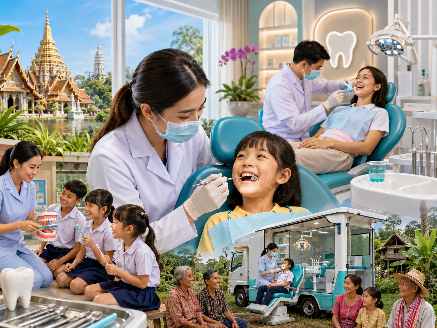 สุขภาพช่องปากในประเทศไทย: กลยุทธ์การป้องกันและตัวเลือกการรักษา