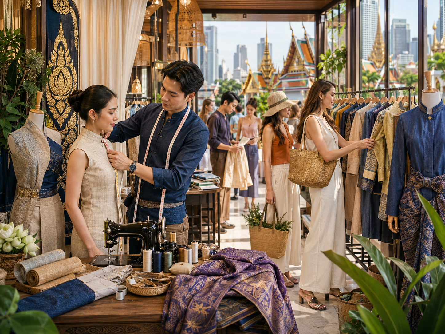 วิวัฒนาการแฟชั่นในประเทศไทย: การเติบโตของเสื้อผ้าสั่งตัดและพร้อมสวมใส่