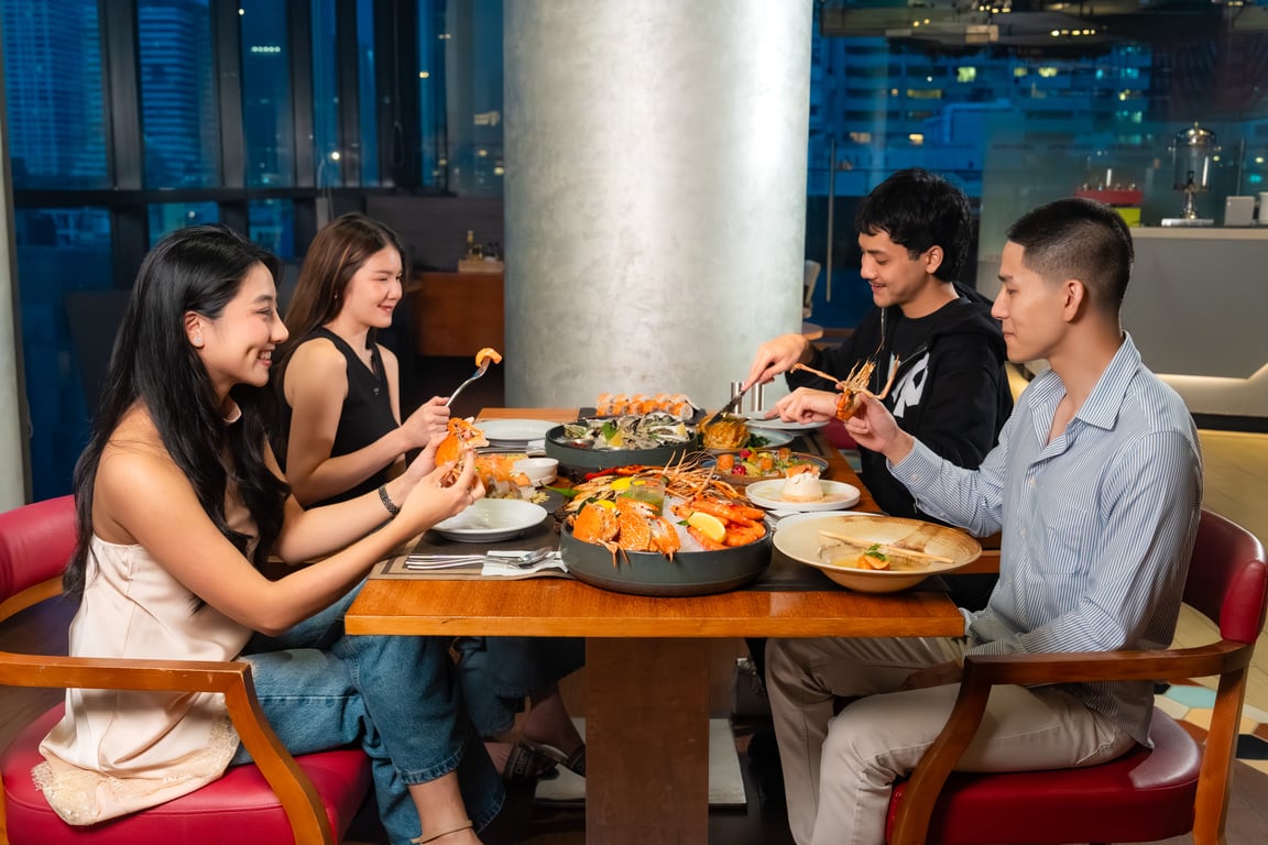 Eat Out with Marriott Bonvoy Campaign: Live Market Seafood Dinner Buffet from THB 890 Net